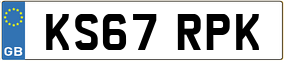 Truck License Plate
